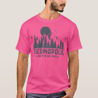 Camiseta Termopolis Wyoming Mountain View