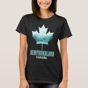 Camiseta Ternera de hoja de arce de Terranova vintage Canad