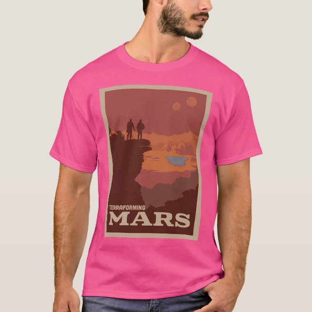 Camiseta Terraformation Mars Board Game - Viajes Minimalist (Anverso)