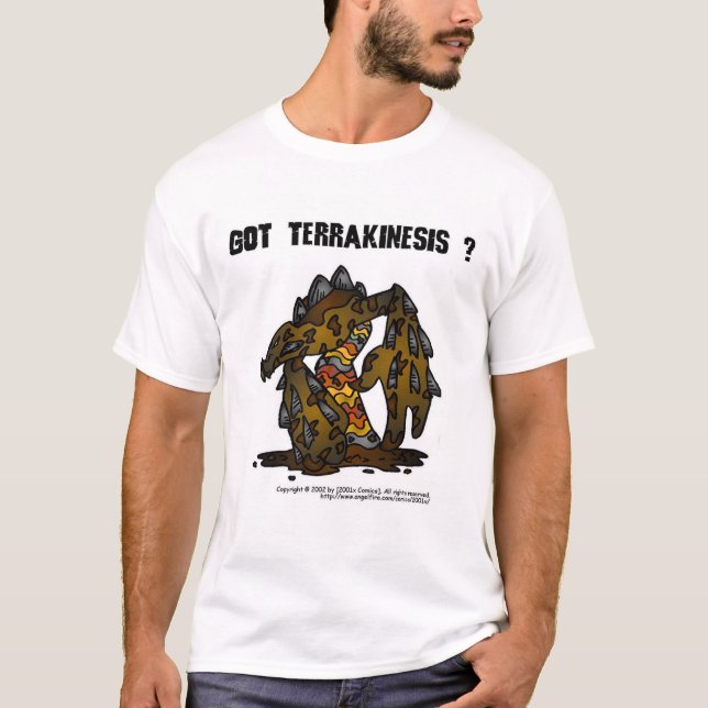 Camiseta ¿Terrakinesis conseguido? (Anverso)