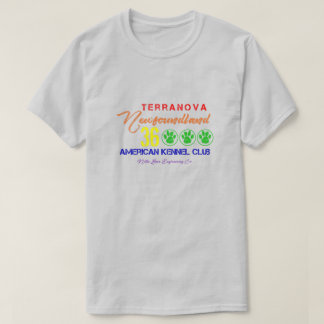 Camiseta Terranova Newfoundland Arcoíris