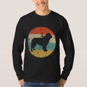 Camiseta Terranova retro vintage Divertido perro de Newfi