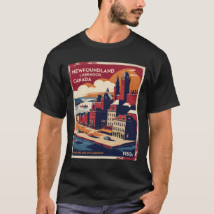 Camiseta Terranova y Labrador Canadá 1950 Tra de época