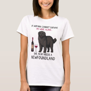 Camiseta Terranova y vino Perro gracioso