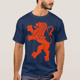 Camiseta Terraplén rojo del león