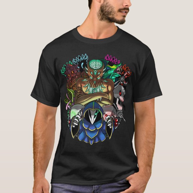 Camiseta Terraria - Jefe Rush (Anverso)
