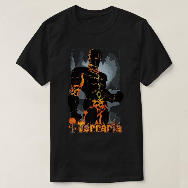 Camiseta Terraria Molten Armor (Diseño del anverso)