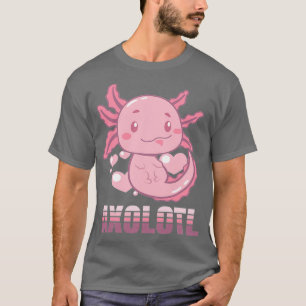 Camiseta terrario de axolotl