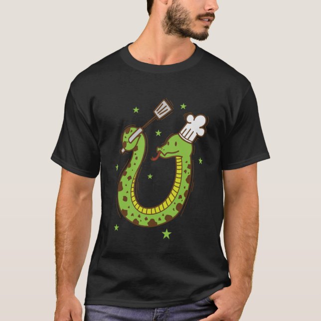 Camiseta Terrario de cocina de serpientes Zoológico Animal  (Anverso)