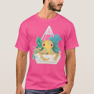 Camiseta Terrario del Océano - Octopus de anillo azul