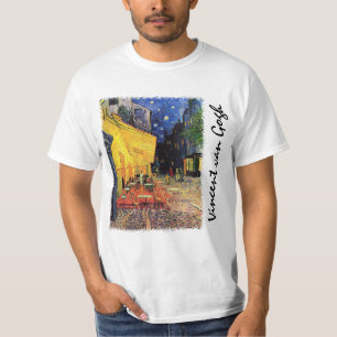 Camiseta Terraza de café por la noche de Vincent van Gogh