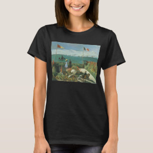 Camiseta Terraza junto al mar de Claude Monet