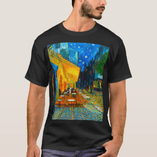 Camiseta Terraza Van Gogh Café de noche