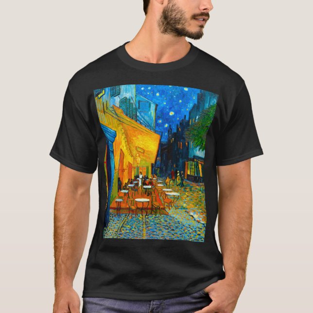 Camiseta Terraza Van Gogh Café de noche (Anverso)