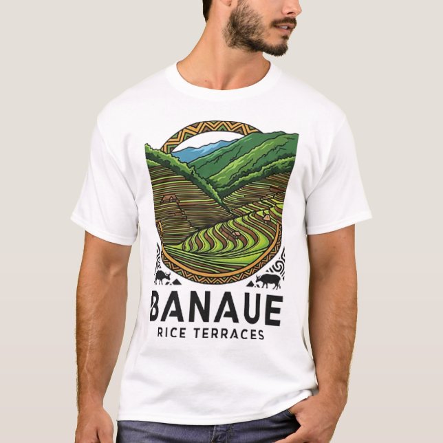 CAMISETA TERRAZAS DE ARROZ DE BANAUE (Anverso)