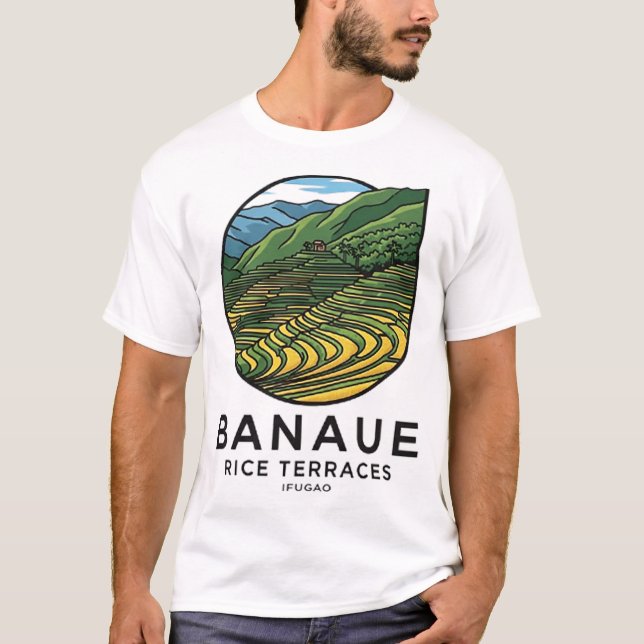 CAMISETA TERRAZAS DE ARROZ DE BANAUE (Anverso)