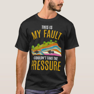 Camiseta Terremoto de modelo de placas tectónicas Lo siento