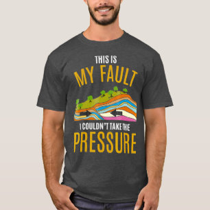 Camiseta Terremoto de modelo de placas tectónicas Lo siento