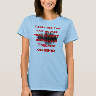 Camiseta Terremoto de Ontario