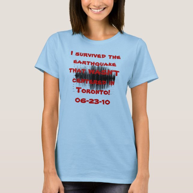 Camiseta Terremoto de Ontario (Anverso)