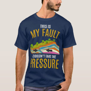Camiseta Terremoto del modelo de placas tectónicas Disculpa