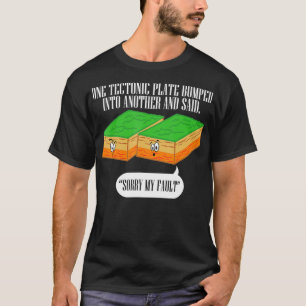 Camiseta Terremoto divertidísimo en placas tectónicas Lo 