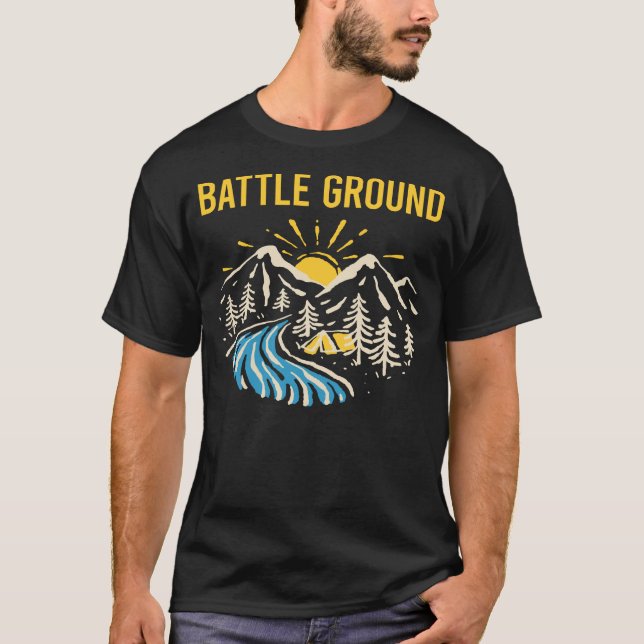 Camiseta Terreno de batalla natural (Anverso)