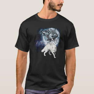 Camiseta Terreno de caza de lobos Bosque helado Naturaleza