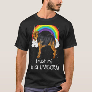 Camiseta Terrible Gales Arcoiris Créanme Perro Unicornio
