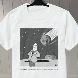 Camiseta Terrible Meteorito Golpeando la Tierra Divertido