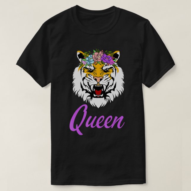 Camiseta Terriblemente la Reina Tigre de Guay es reina (Diseño del anverso)