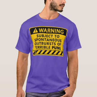 Camiseta Terribles puntas de advertencia son terribles golp