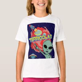 Camiseta terricolas - susto alienígena de humanos
