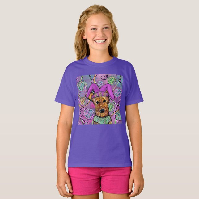 CAMISETA TERRIER AIREDALE   (Anverso completo)