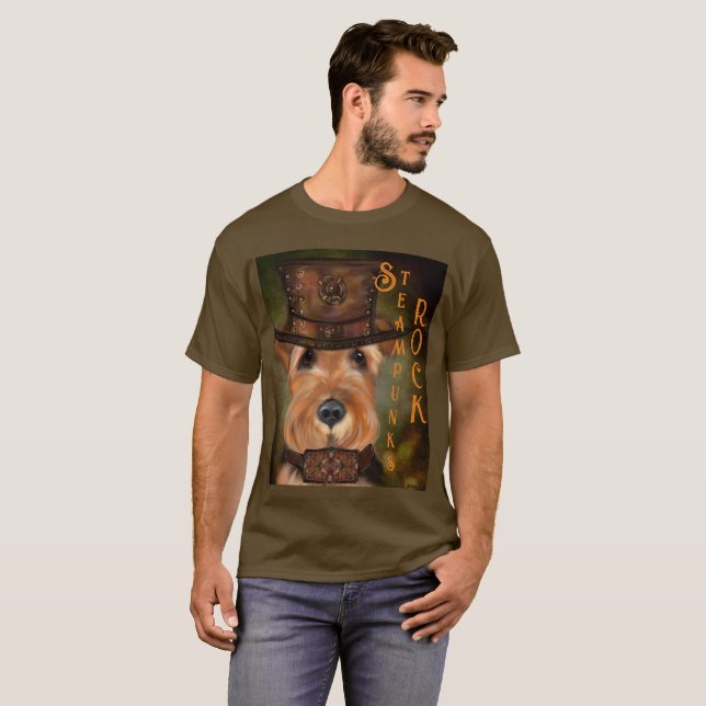 CAMISETA TERRIER AIREDALE  (Anverso completo)