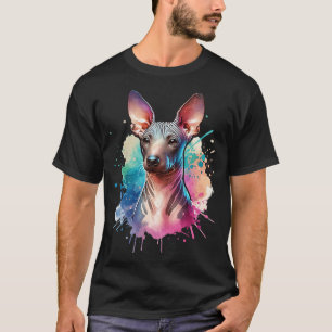 Camiseta Terrier Americano sin Pelo Perro
