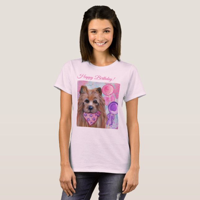 CAMISETA TERRIER AUSTRALIANO   (Anverso completo)