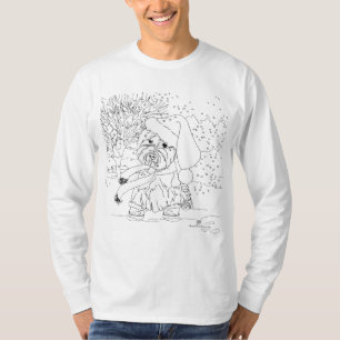 Camiseta Terrier Blanco de las Tierras Altas del Oeste Niev