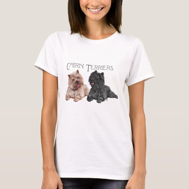 Camiseta Terrier Cairn (Anverso)