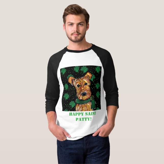 CAMISETA TERRIER DE AIREDALE   (Anverso completo)