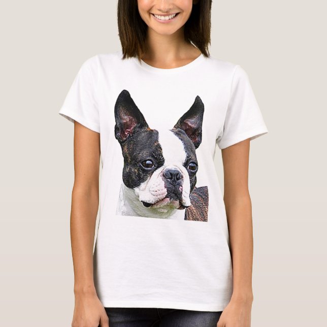 Camiseta Terrier de Boston (Anverso)