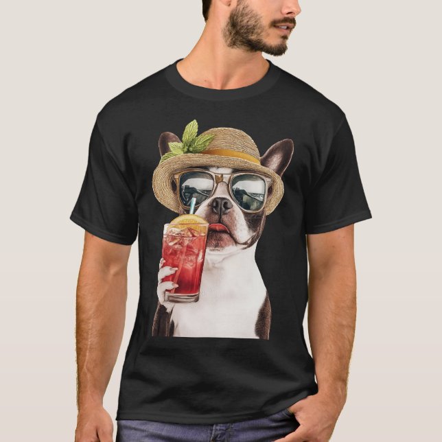 Camiseta Terrier de Boston (Anverso)