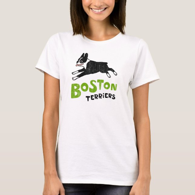 Camiseta Terrier de Boston (Anverso)