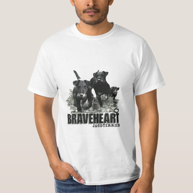 Camiseta Terrier de caza alemán, El Jagdterrier , Arte (Anverso)