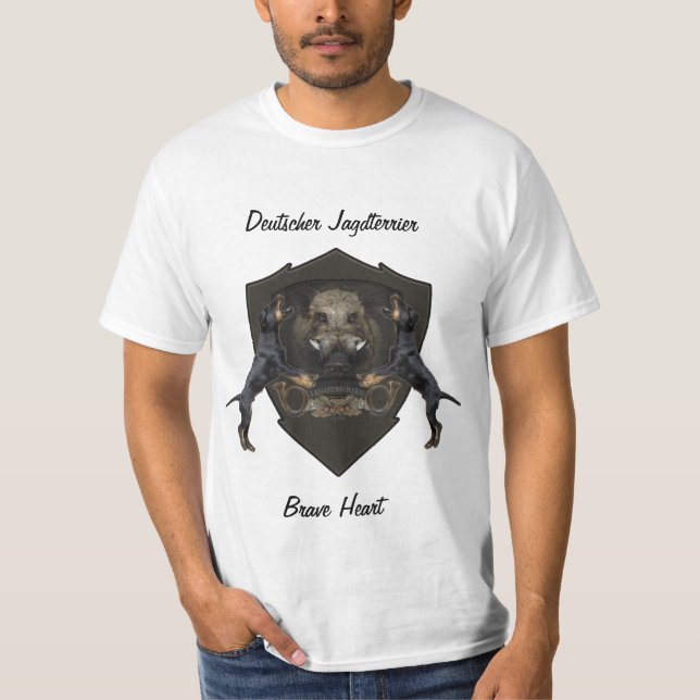 Camiseta Terrier de Caza Alemán (Jagdterrier) (Anverso)