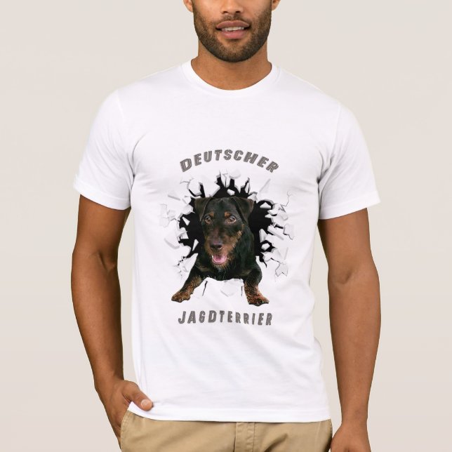 Camiseta Terrier de caza alemán (Jagdterrier) (Anverso)