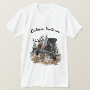 Camiseta Terrier de caza alemán (Jagdterrier)