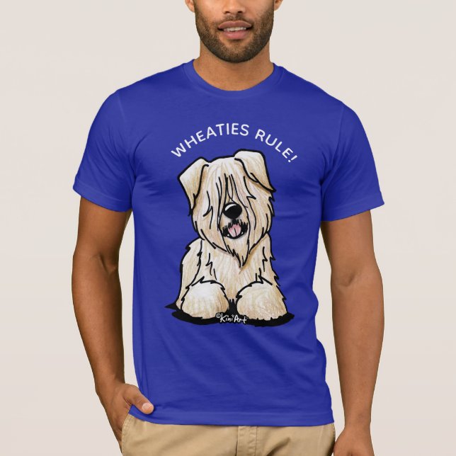 Camiseta Terrier de llanta cubierta suave KiniArt (Anverso)