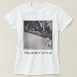 Camiseta Terrier de trigo en la ciudad