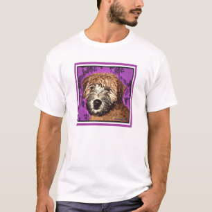 CAMISETA TERRIER DE TRIGO: PERRITO MOJADO